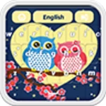 go keyboard sweet owl theme android application logo